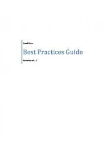 Best Practices Guide