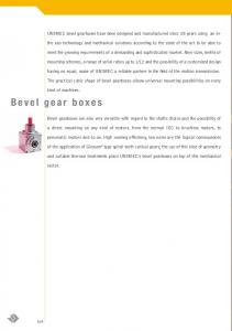 Bevel gear boxes