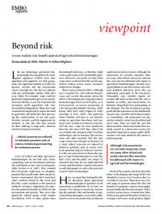 Beyond risk - Wiley Online Library