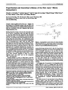 Bi(III) interaction - CSIC Digital