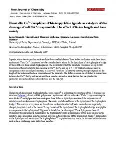 Bimetallic Cu2+ complexes o