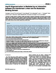 Binding Domain - PLOS