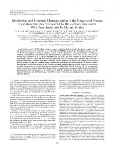 Biochemical and Structural Characterization of the Glucan and Fructan