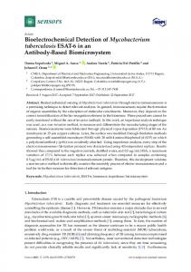 Bioelectrochemical Detection of Mycobacterium tuberculosis ... - MDPI