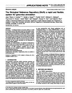 bioinformatics applications note - BioMedSearch