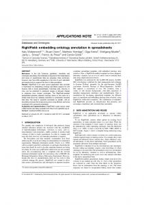 BIOINFORMATICS APPLICATIONS NOTE