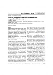 bioinformatics applications note