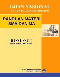 Biologi (IPA) - Bank Soal Ujian Nasional