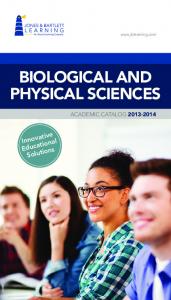 BIOLOGICAL AND PHYSICAL SCIENCES