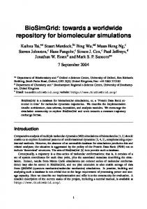 BioSimGrid - University of Southampton