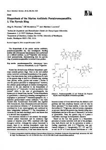 Biosynthesis of the Marine Antibiotic