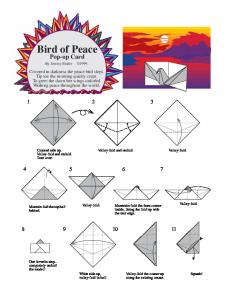 Bird of Peace Pop-up