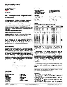 Bis(3-carboxyanilinum) bis(perchlorate