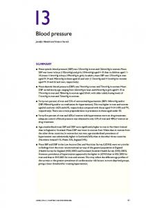 Blood pressure - UCL Discovery