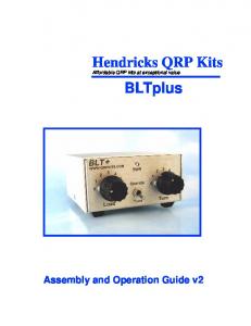 BLTplus Hendricks QRP Kits