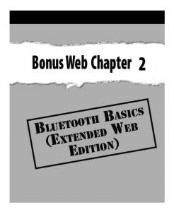 Bluetooth Basics (extended WeB edition