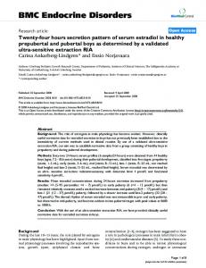 BMC Endocrine Disorders - CiteSeerX