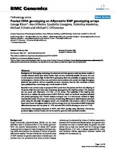 BMC Genomics - ORCA - Cardiff University