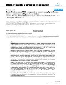 BMC Health Services Research - ScienceOpen