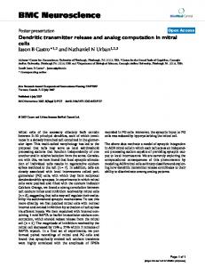 BMC Neuroscience - BioMed Central