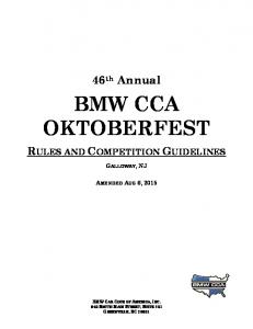 BMW CCA OKTOBERFEST