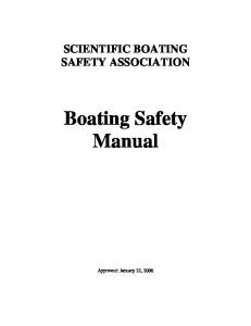 Boating Safety Manual [PDF]