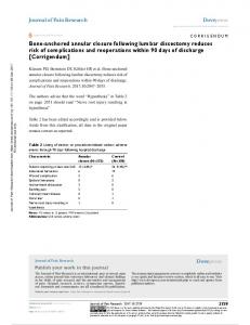 Bone-anchored annular closure following lumbar ...