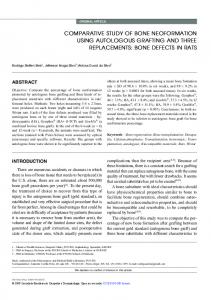 bone defects in rats