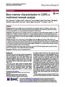 Bone marrow characterization in COPD - Respiratory Research