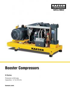 Booster Compressors