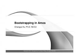 Bootstrapping in Amos