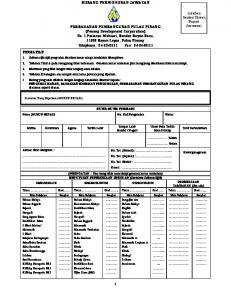 borang jawatan kosong - iDirektori