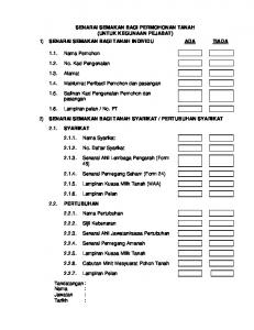 borang permohonan tanah - Laman Web Rasmi Pejabat Daerah ...