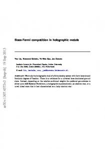 Bose-Fermi competition in holographic metals