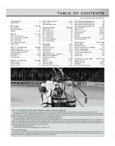 Boston College Hockey Media Guide 2011-12