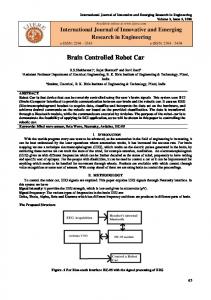 Brain Controlled Robot Car - ijiere