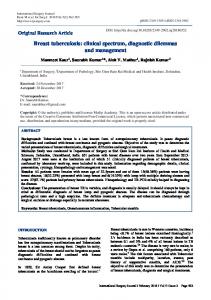 Breast tuberculosis