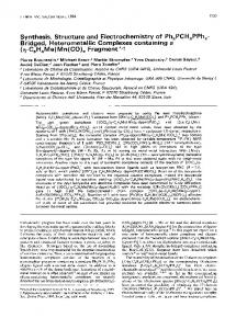 Bridged, Heterometallic Complexes containing a