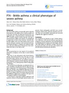 Brittle asthma - Springer Link