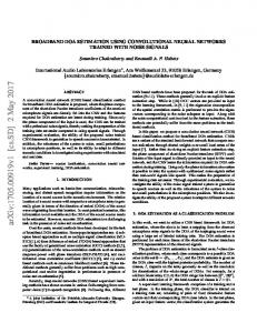 Broadband DOA estimation using Convolutional neural networks ...