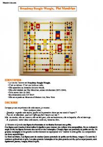 Broadway Boogie-Woogie, Piet MONDRIAN