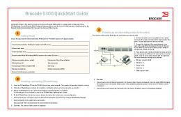 Brocade 5300 QuickStart Guide