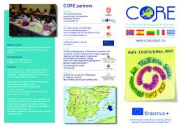 Brochure COuRsE - CORE project