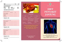 Brosur Diet Penyakit Jantung