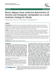 Brown adipose tissue - Semantic Scholar