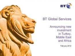 BT Global Services - BT Plc