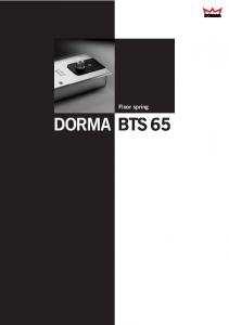 BTS 65 DORMA