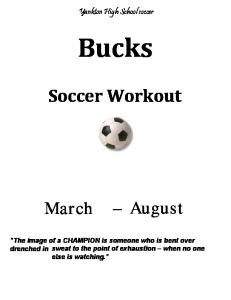 Bucks Soccer Workout