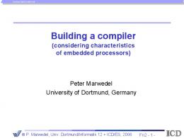 Building a compiler