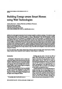 Building Energy-aware Smart Homes using Web Technologies